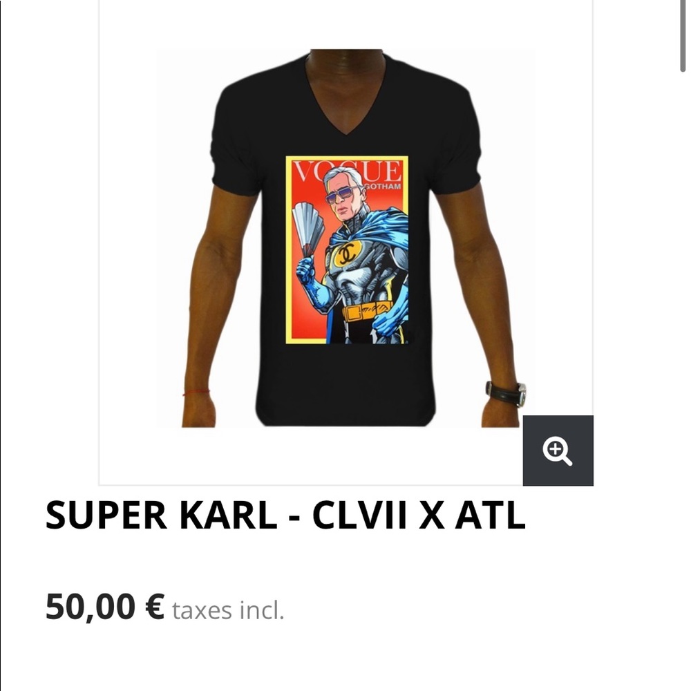 NWOT CLVII Karl Lagerfeld Batman Men’s M t-shirt